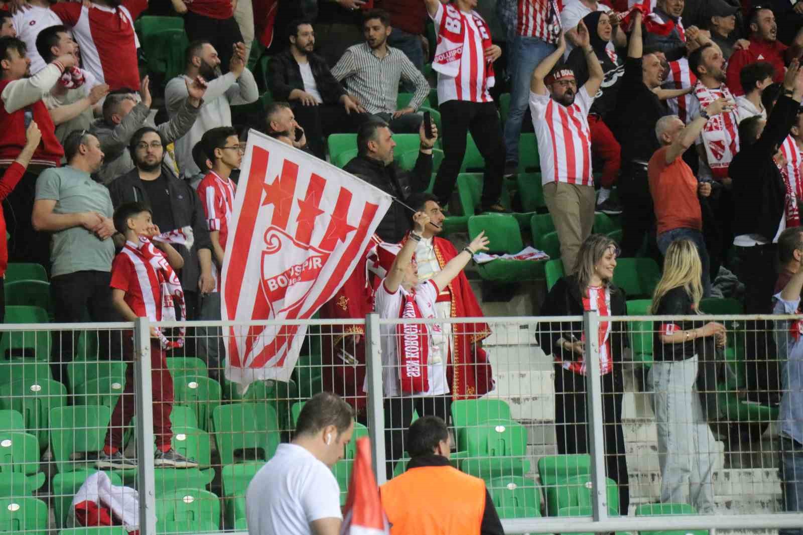Trendyol 1. Lig Play-Off: Boluspor: 1 - Bandırmaspor: 1 (İlk yarı)