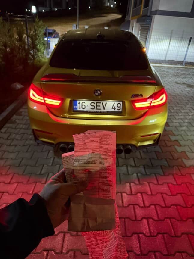 Drift atıp trafiği tehlikeye düşüren sürücü yakalandı