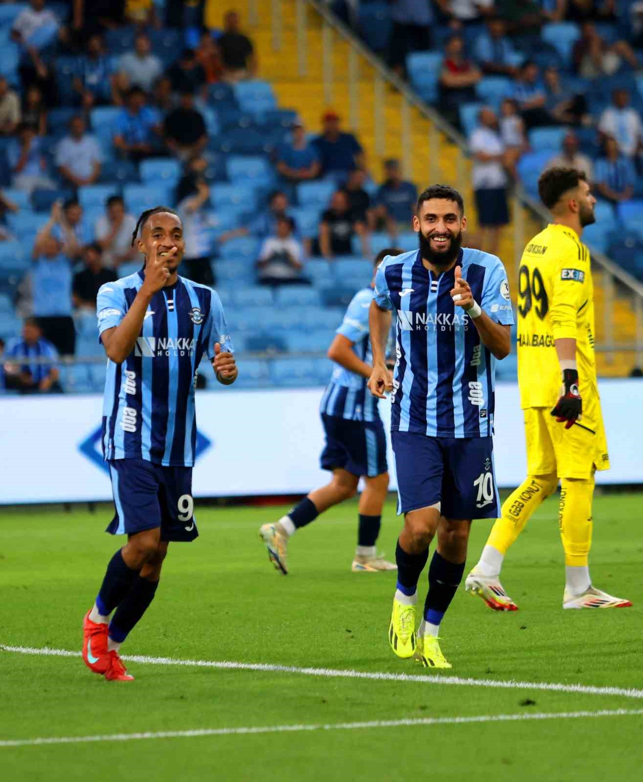 Trendyol Süper Lig: Adana Demirspor: 2 - Gaziantep FK: 1 (İlk yarı)