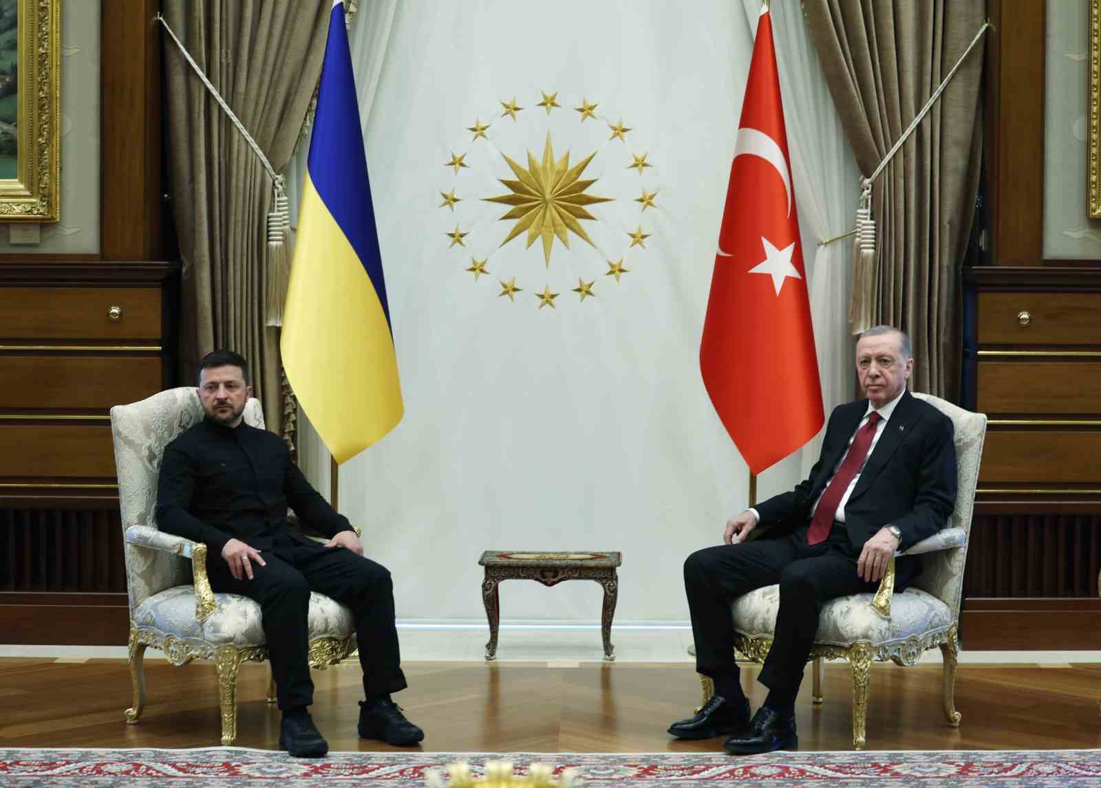 Cumhurbaşkanı Erdoğan, Ukrayna Devlet Başkanı Zelenskiy ile görüştü