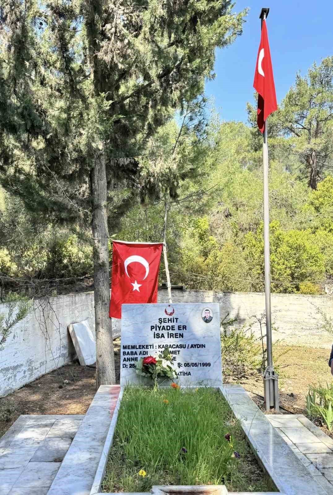 Karacasu şehidini unutmadı