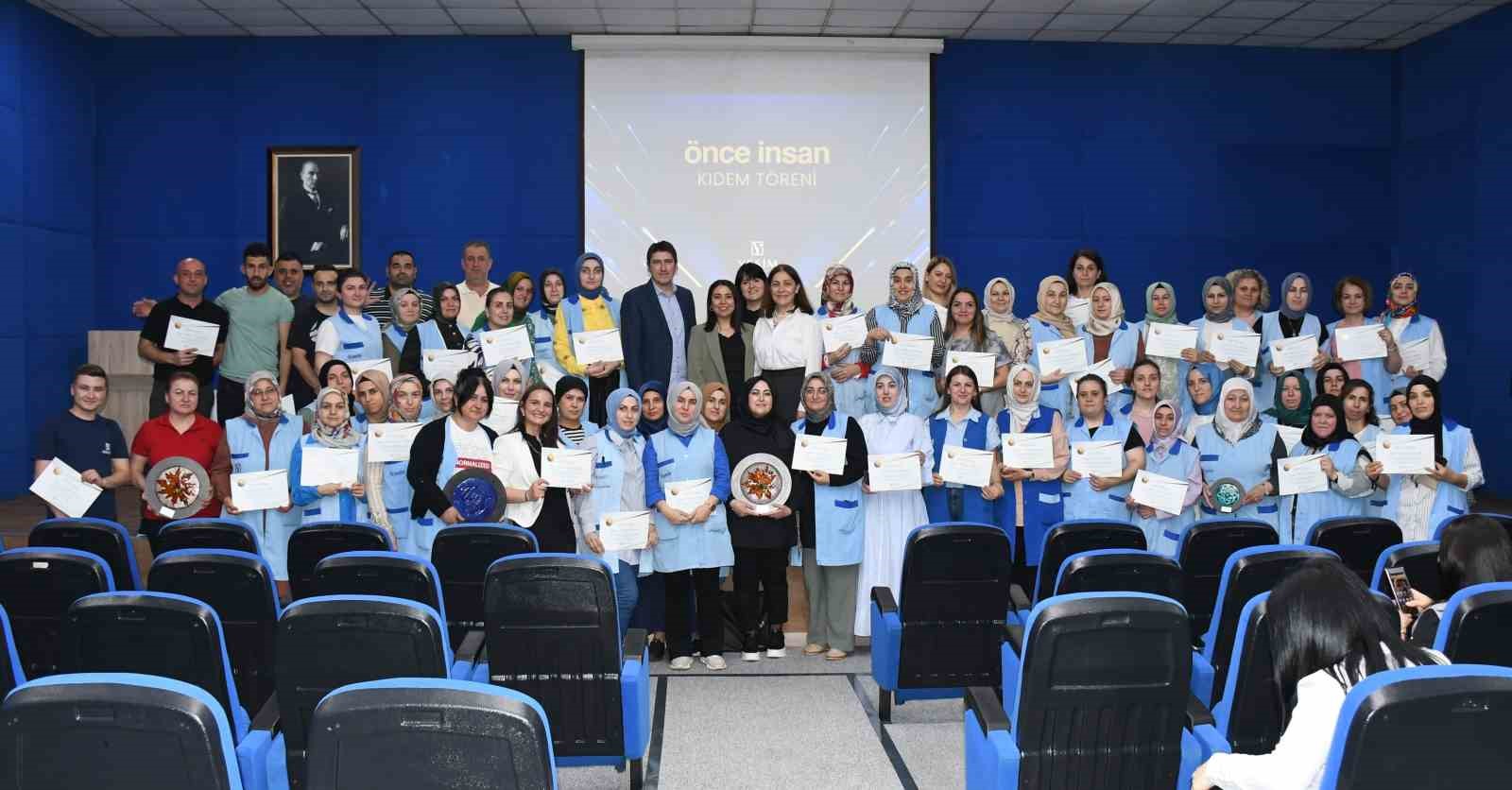 Yeşim’de emekler onurlandırıldı