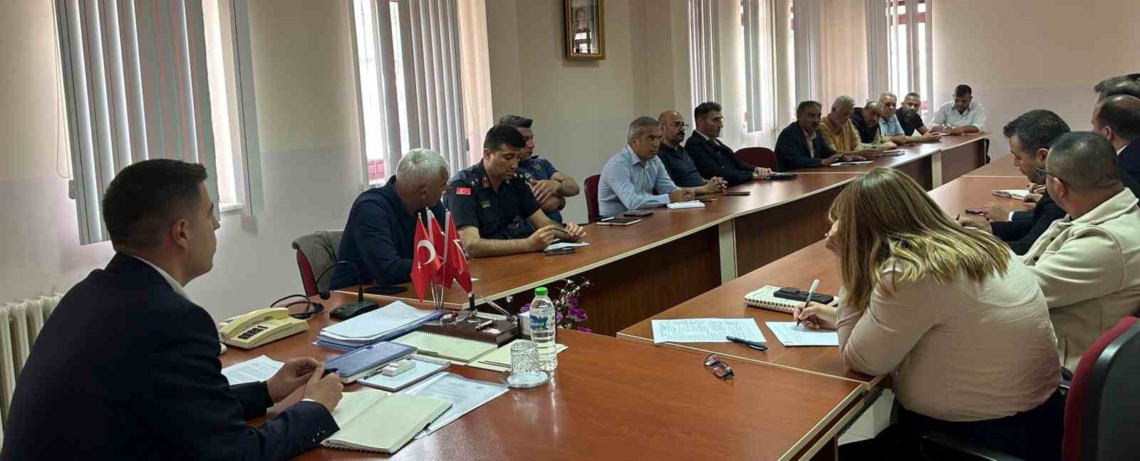 Mut’ta kayısı sezonu değerlendirme toplantısı