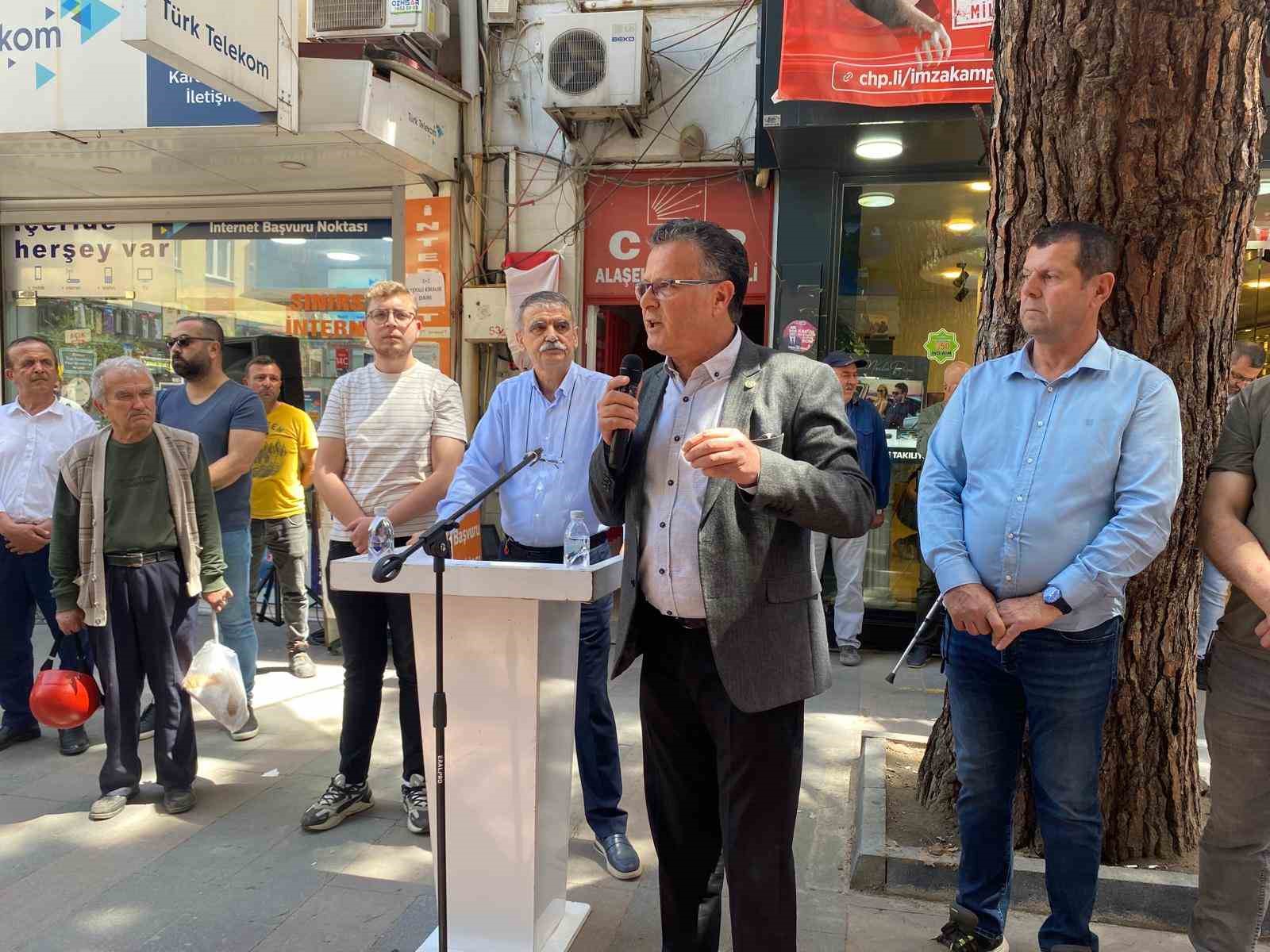 Alaşehir CHP’den Özel’e yapılan saldırıya kınama