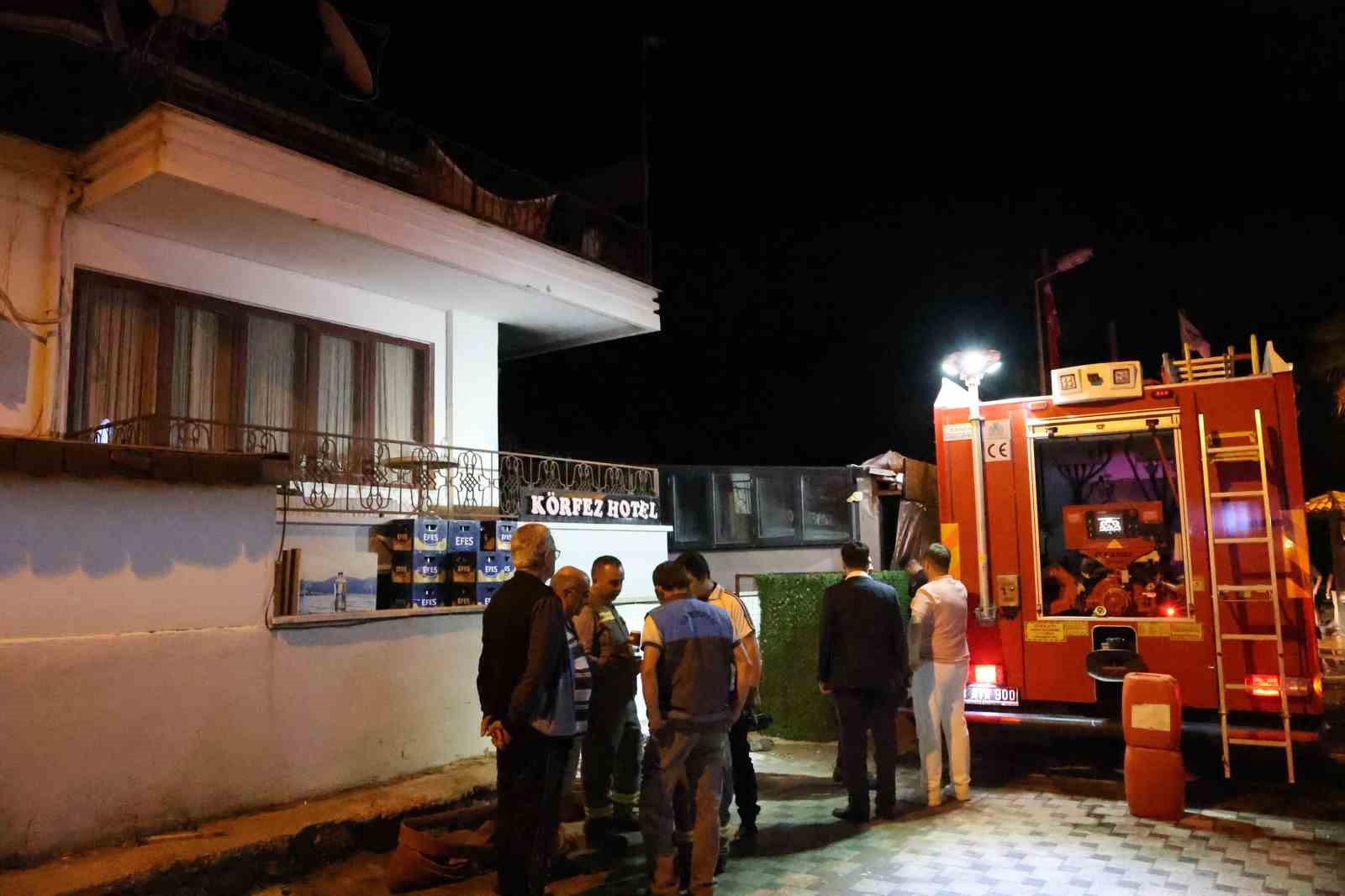 Muğla’daki restoranda çıkan yangın söndürüldü