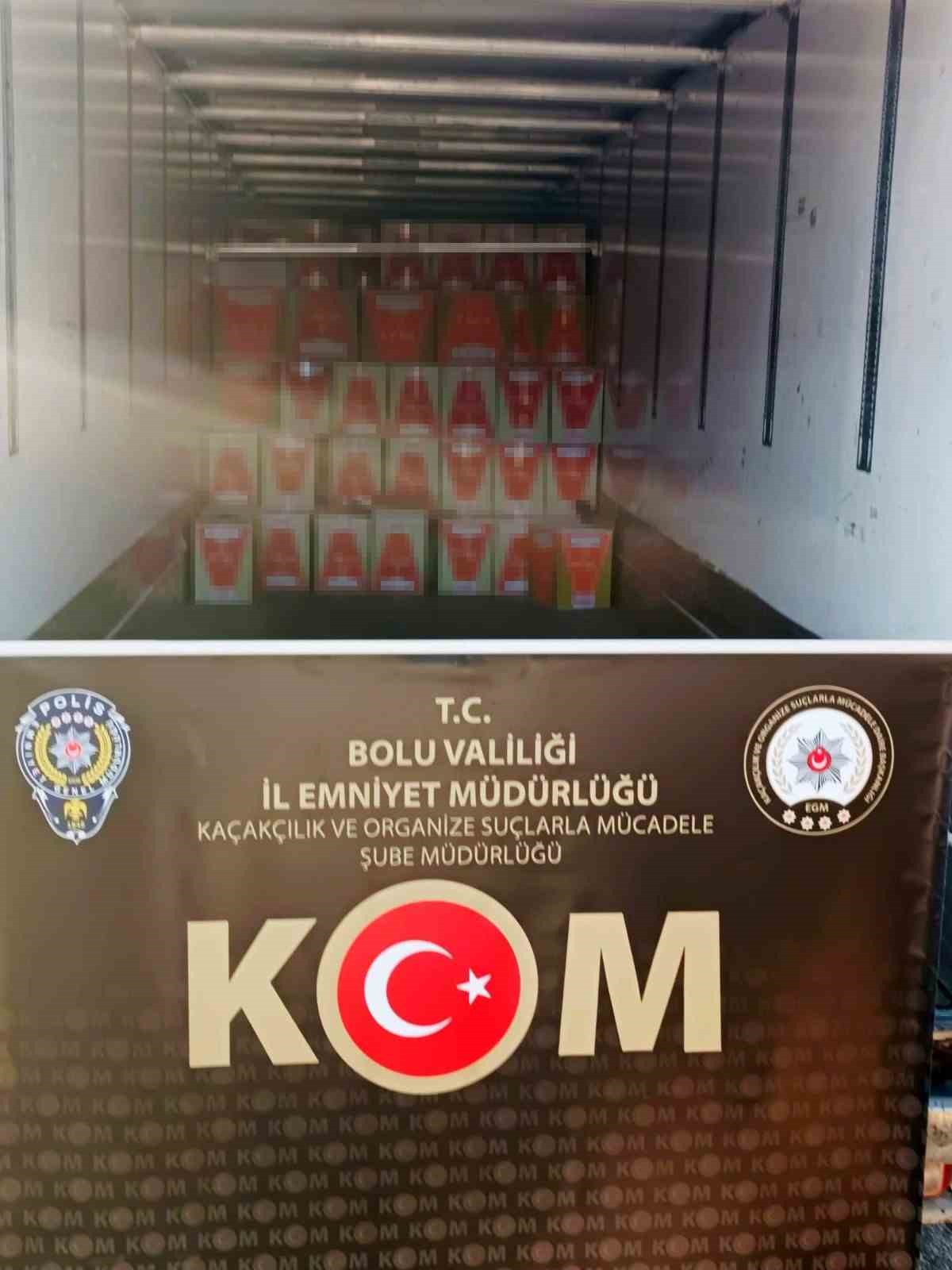 Bolu’da kaçakçılık operasyonunda 4 gözaltı