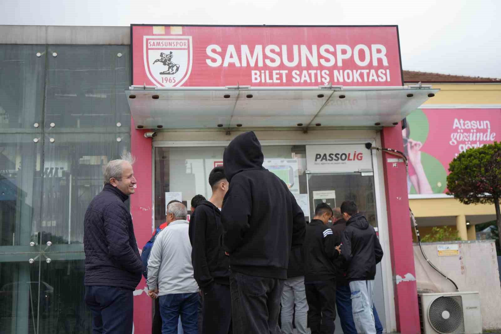 Samsunspor’da Sivasspor maçı için ilk gün 23 bin bilet satıldı