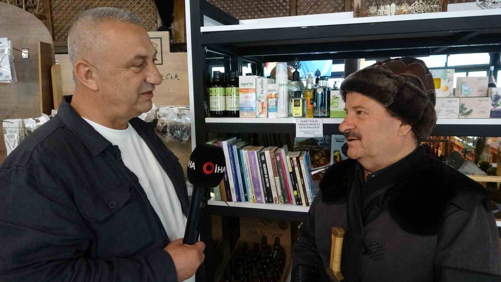 Emekli kütüphane memuru, 309’uncu kütüphanesini tarihi Kayı Obası’nda kurdu