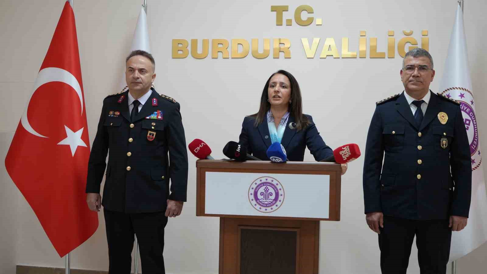 Burdur’da Nisan ayında 215 şahıs hakkında işlem yapıldı