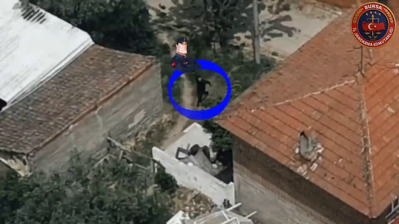 7,5 yıl hapisle aranan şahıs kaçtı, dron ile takip edilip böyle yakalandı