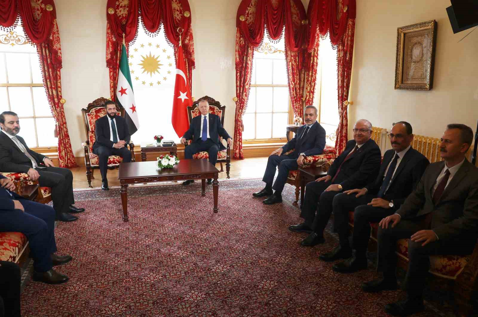 Cumhurbaşkanı Erdoğan, Suriye Cumhurbaşkanı Şara ile görüştü