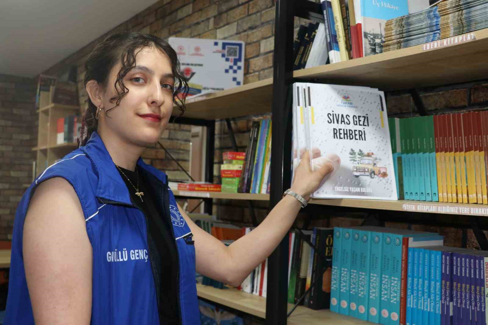 Sivas’ta görme engelliler için kabartma kitaplar hazırlandı