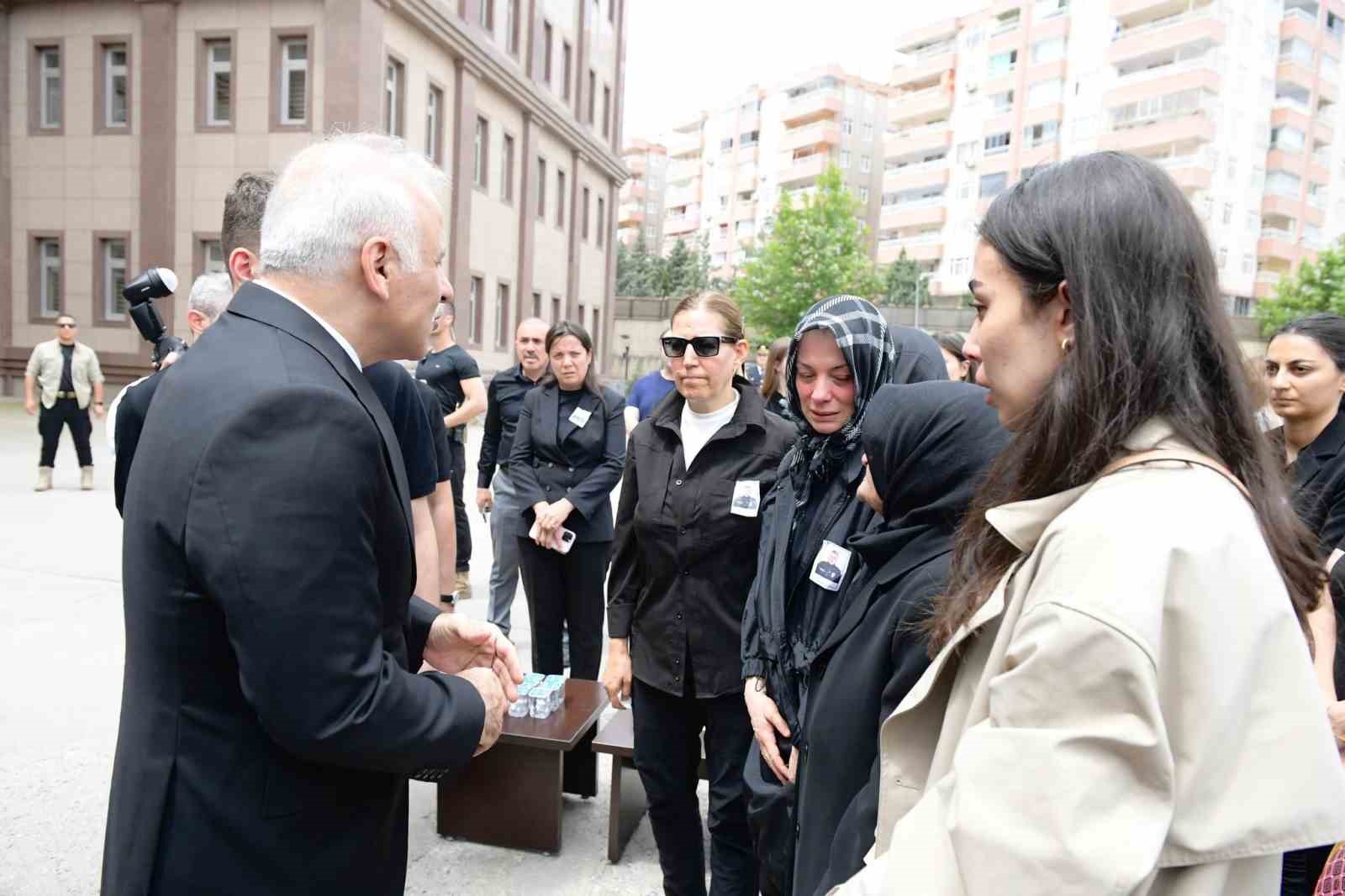 Diyarbakır’da hayatını kaybeden emniyet müdürü memleketine uğurlandı