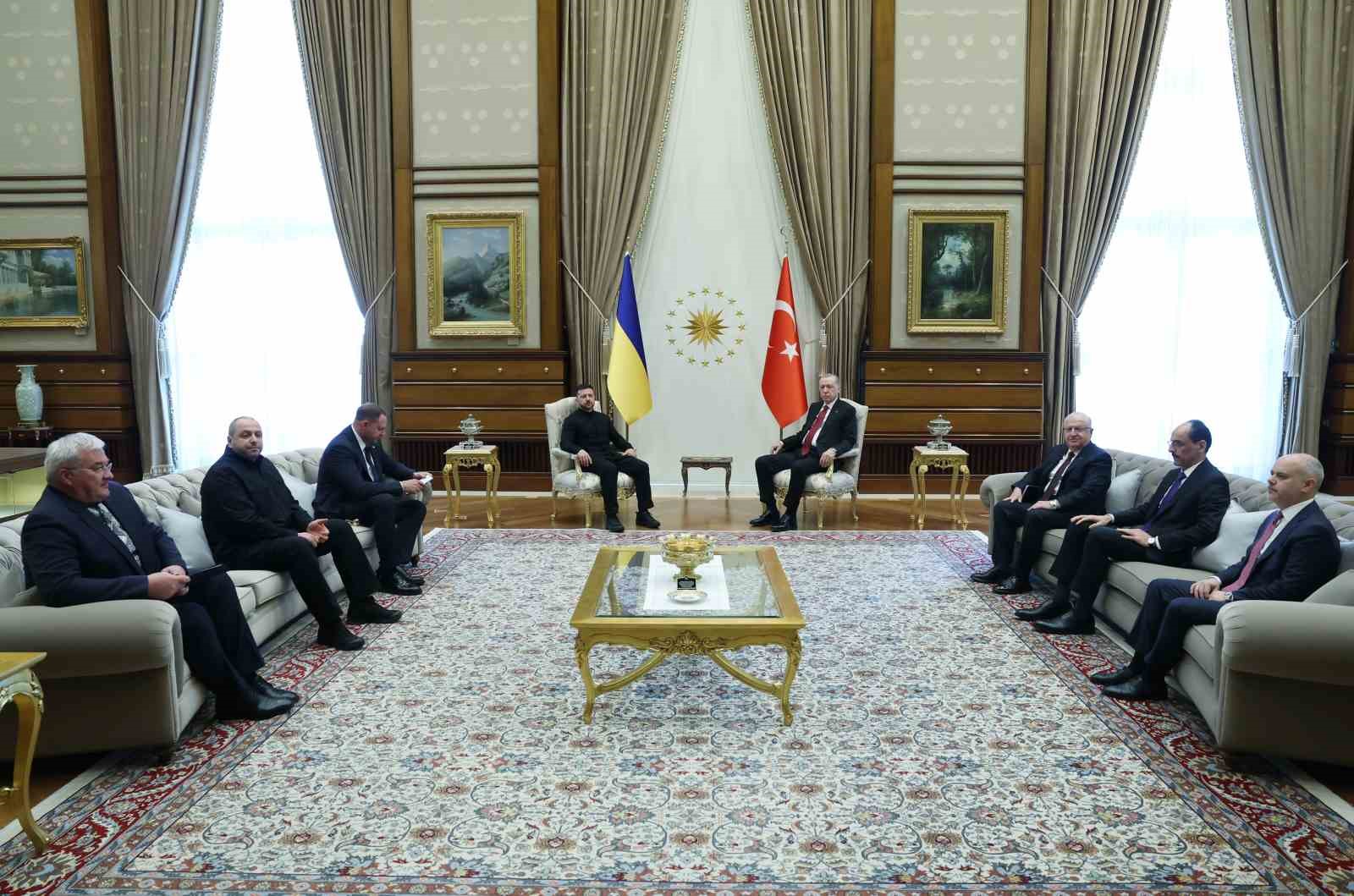 Cumhurbaşkanı Erdoğan, Ukrayna Devlet Başkanı Zelenskiy ile görüştü