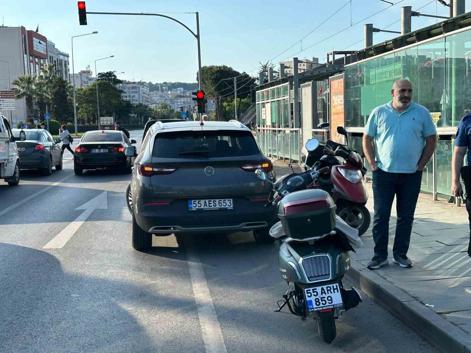 Samsun’da trafik kazası: 1 yaralı