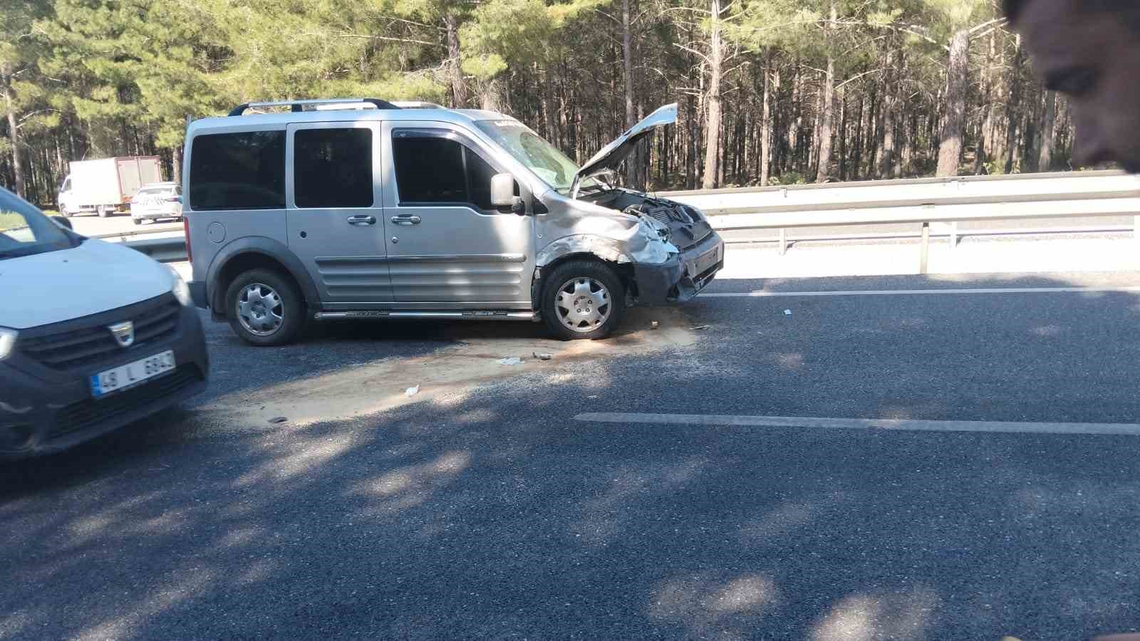 Muğla’da trafik kazası: 2 yaralı