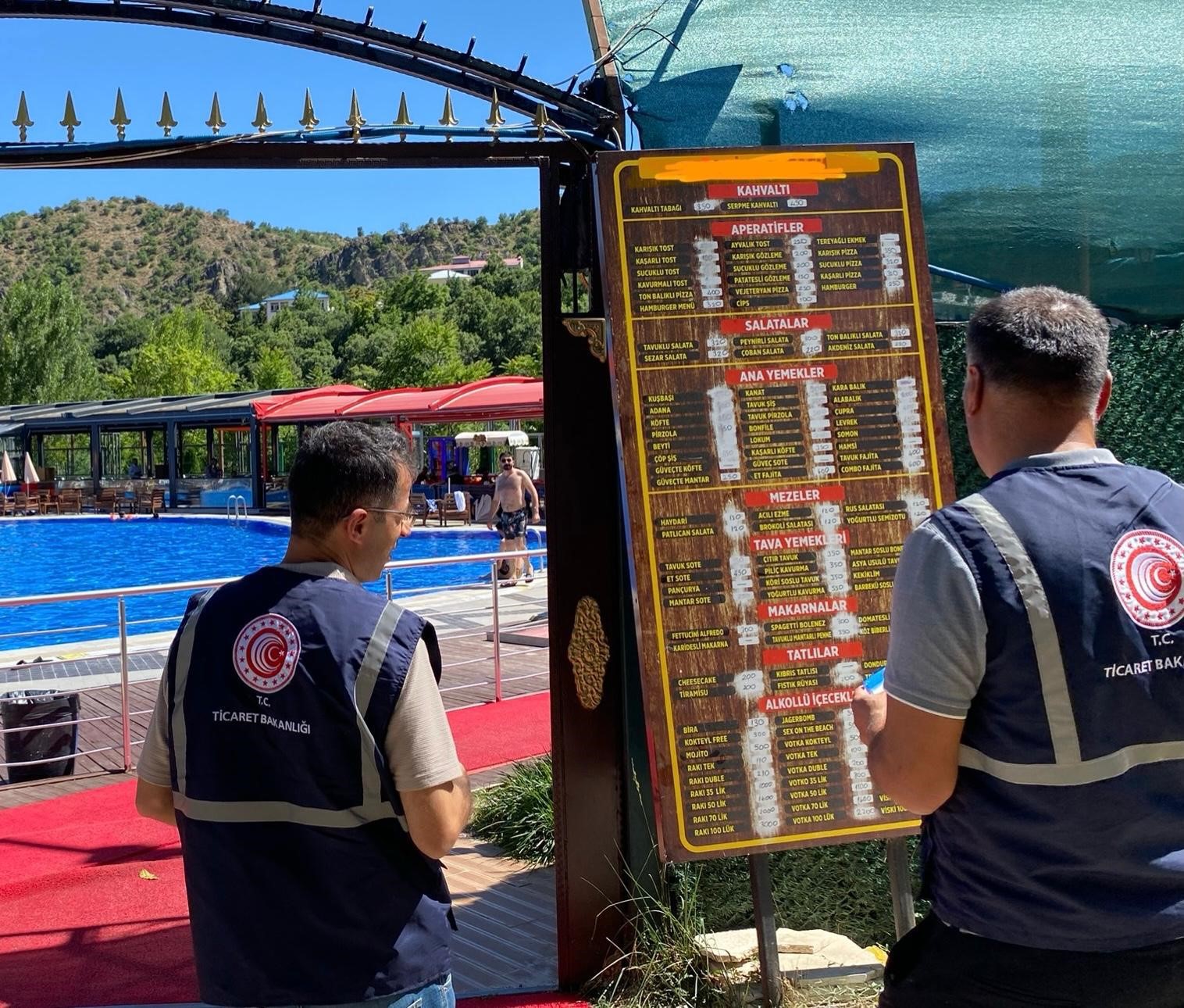 Tunceli’de havuzlu işletmelere denetim
