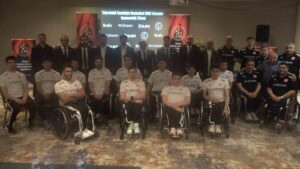 Tekerlekli Sandalye Basketbol Milli Takımı sponsorluk töreni yapıldı