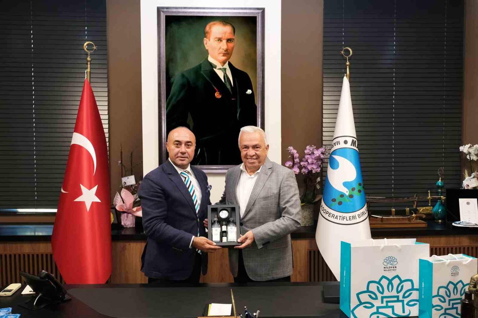 Başkan Şadi Özdemir’den Marmarabirlik’e hayırlı olsun ziyareti