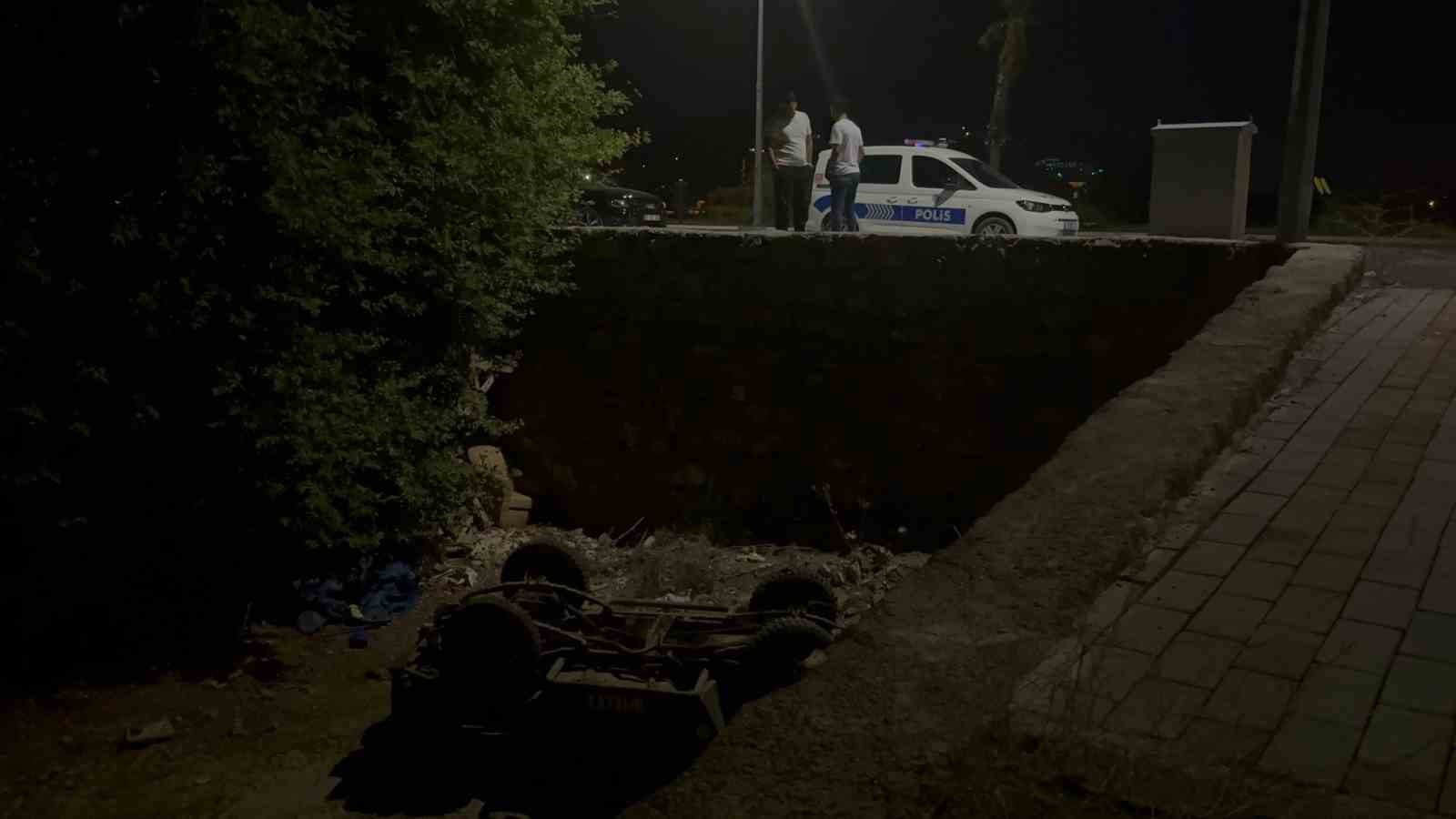 Takla atan cipte bulunan 2 kişi yaralandı