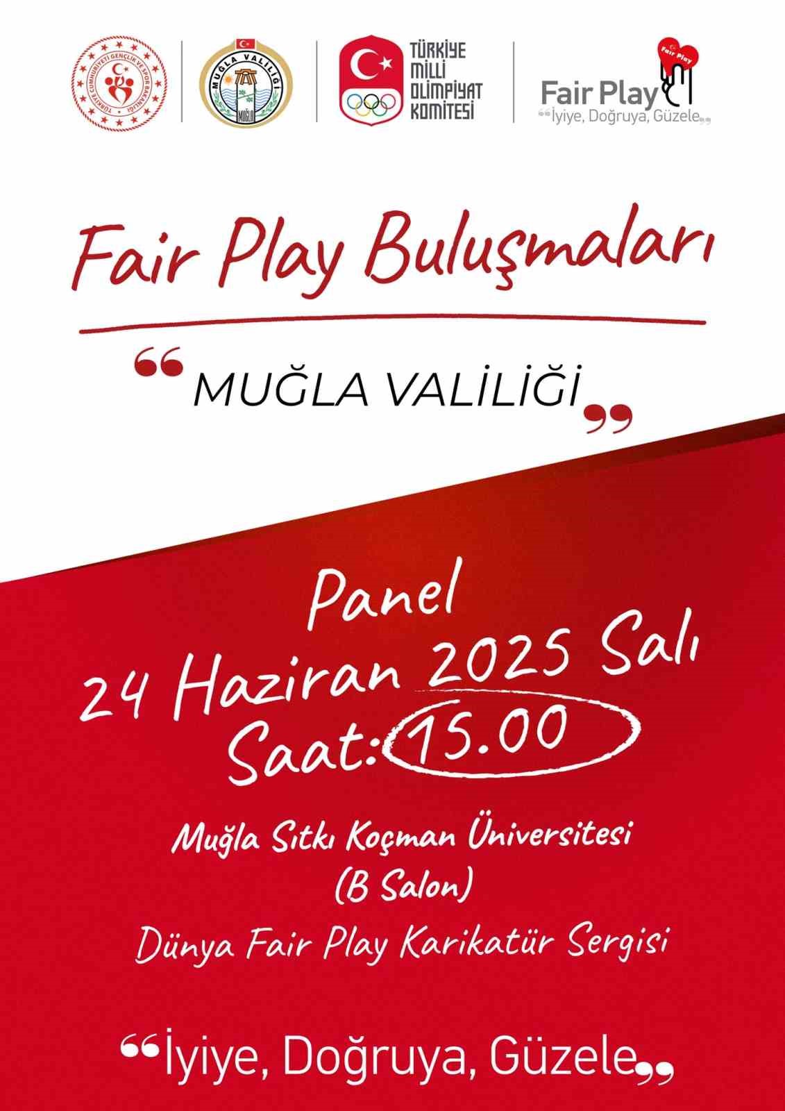 Muğla, Fair Play buluşmalarına ev sahipliği yapacak