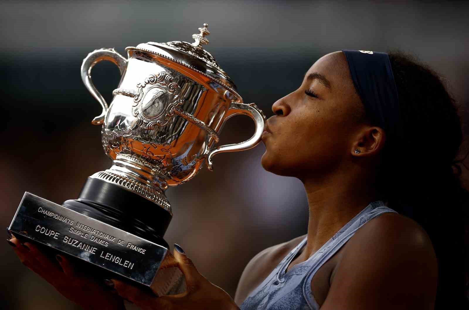 Fransa Açık tek kadınlar finalinde zafer Coco Gauff’un
