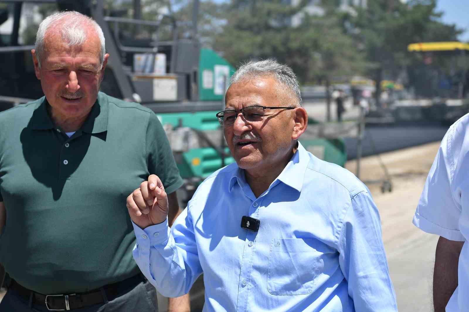 Başkan Büyükkılıç; Seher Bulvarı’ndaki yatırımı yerinde inceledi