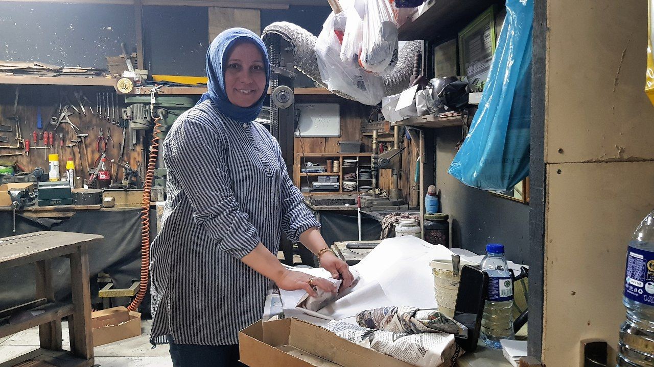 Karabük’te bıçak bileyicilerinin bayram mesaisi başladı