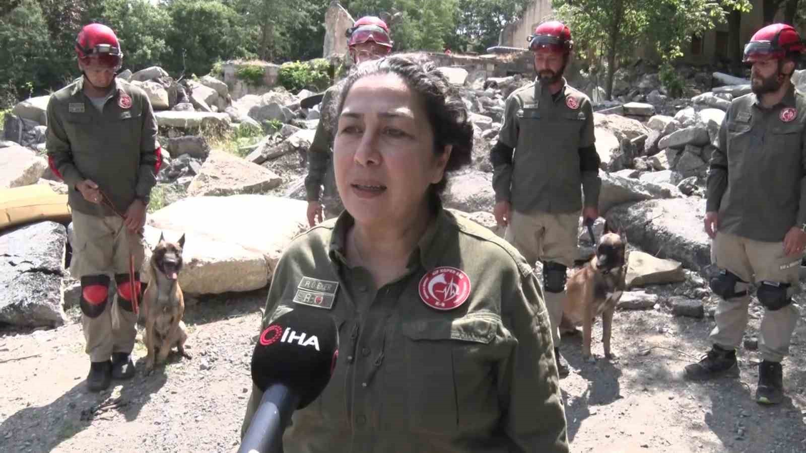 9 ülkeden 27 arama kurtarma köpeği İstanbul’daki şampiyonada yarıştı