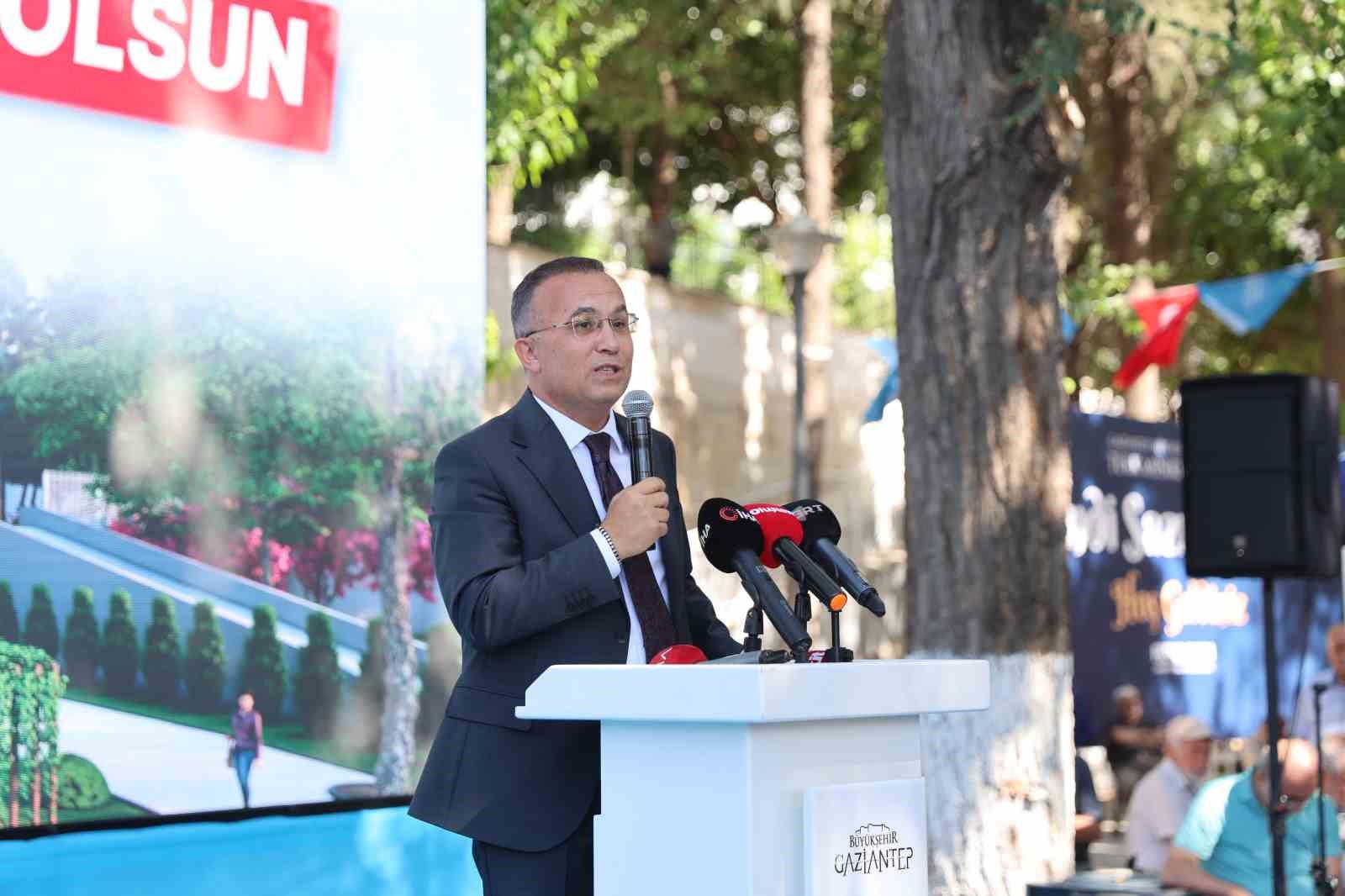 Gaziantep Büyükşehir’den emeklilere özel yeni bir sosyal yaşam alanı