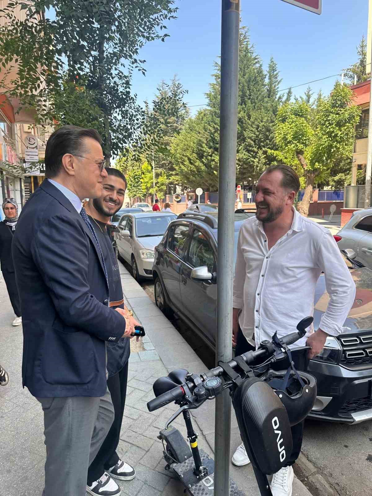 Milletvekili Hatipoğlu, Odunpazarı esnafı ile buluştu
