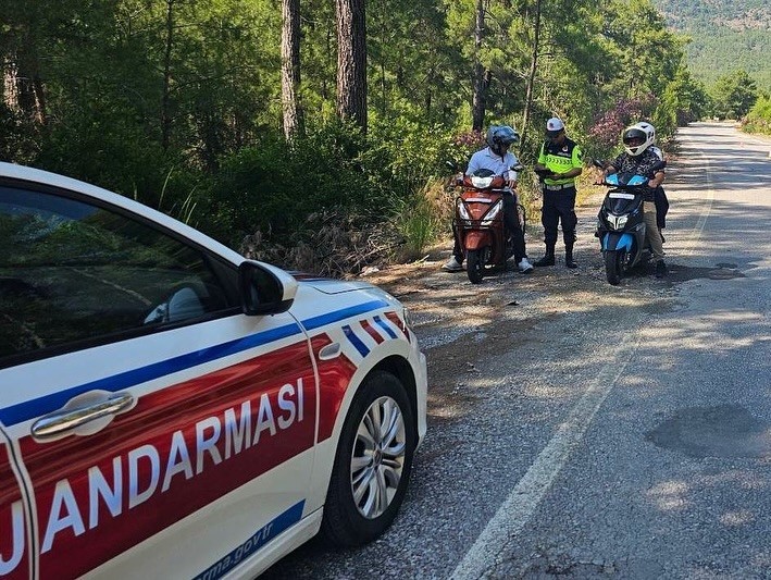 Bayram tatilinde Muğla’da 90 motosiklet trafikten men edildi