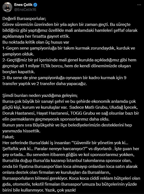 Başkan Çelik’ten Bursa iş dünyasına çağrı