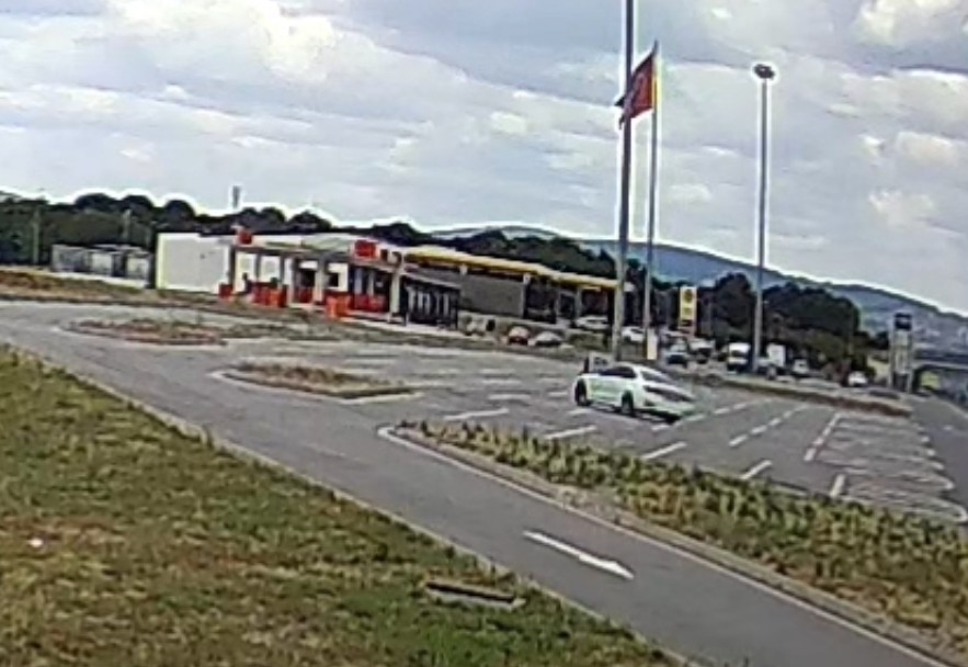 Kuzey Marmara Otoyolu’nda drift kamerada