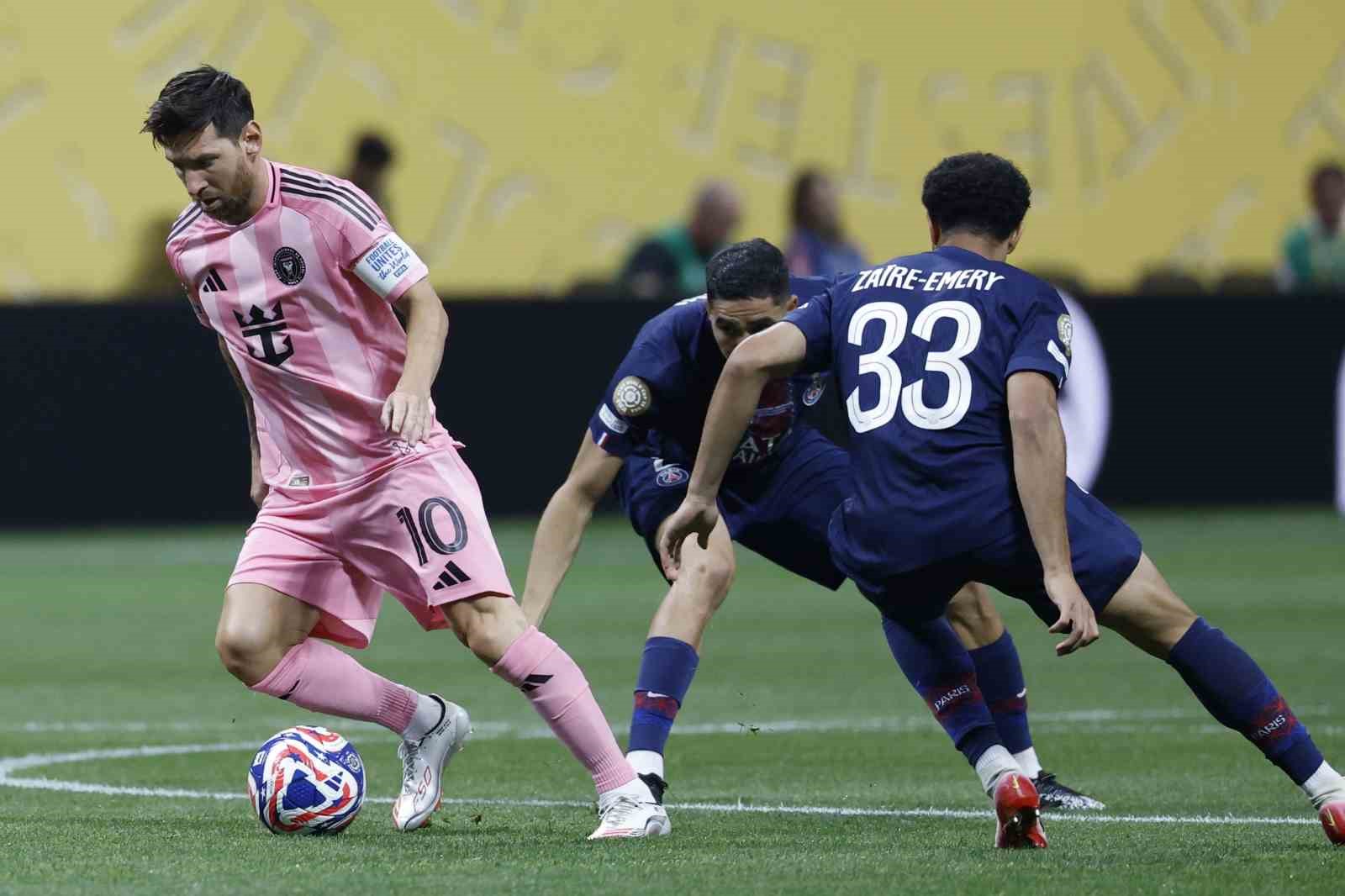 PSG, Messi’li Inter Miami’yi farklı geçti, adını çeyrek finale yazdırdı
