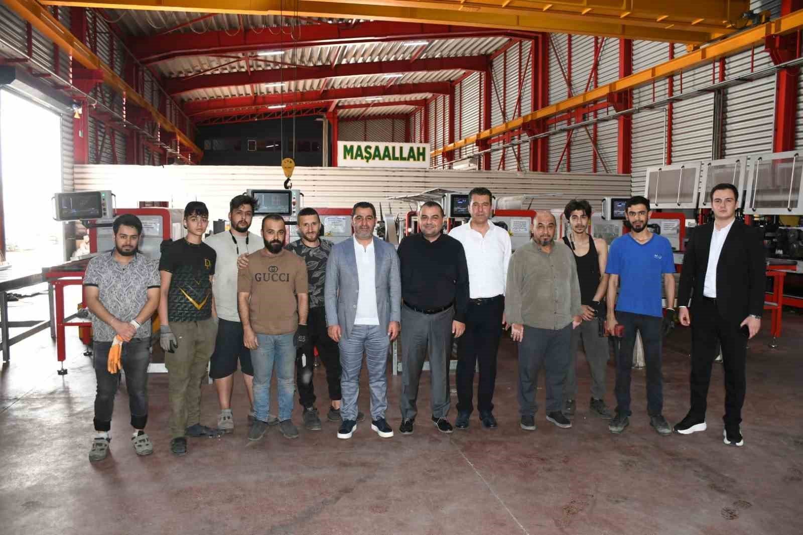 Milletvekili Bozgeyik’ten OSB’deki sanayi tesislerine ziyaret