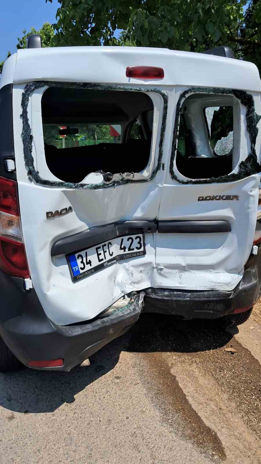 Trafik kazası: 1 yaralı
