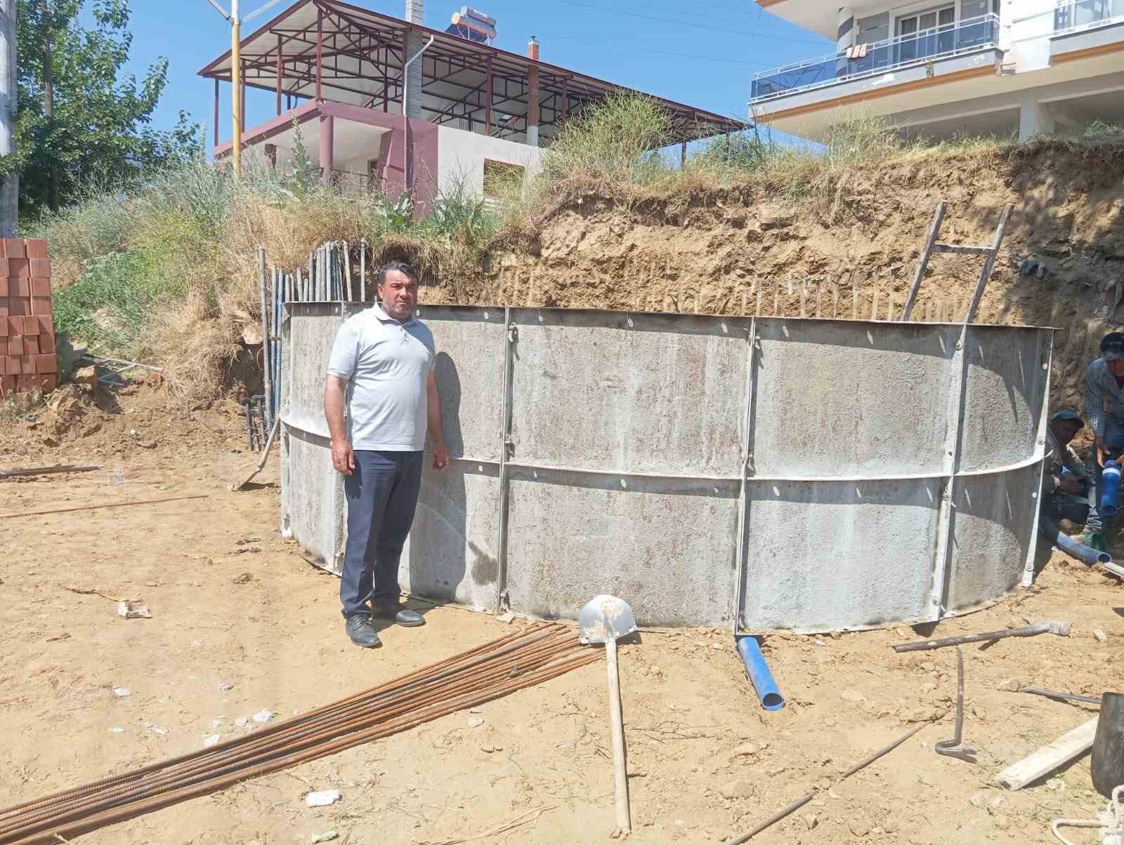 Karacaali Mahallesi’ne yangın ve su ihtiyacı için 100 tonluk depo