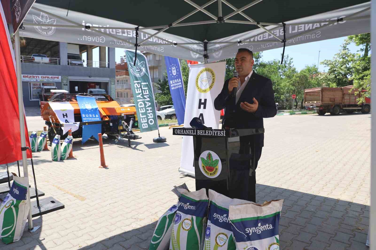 Bursa’da dağ ilçelerine silajlık mısır tohumu desteği