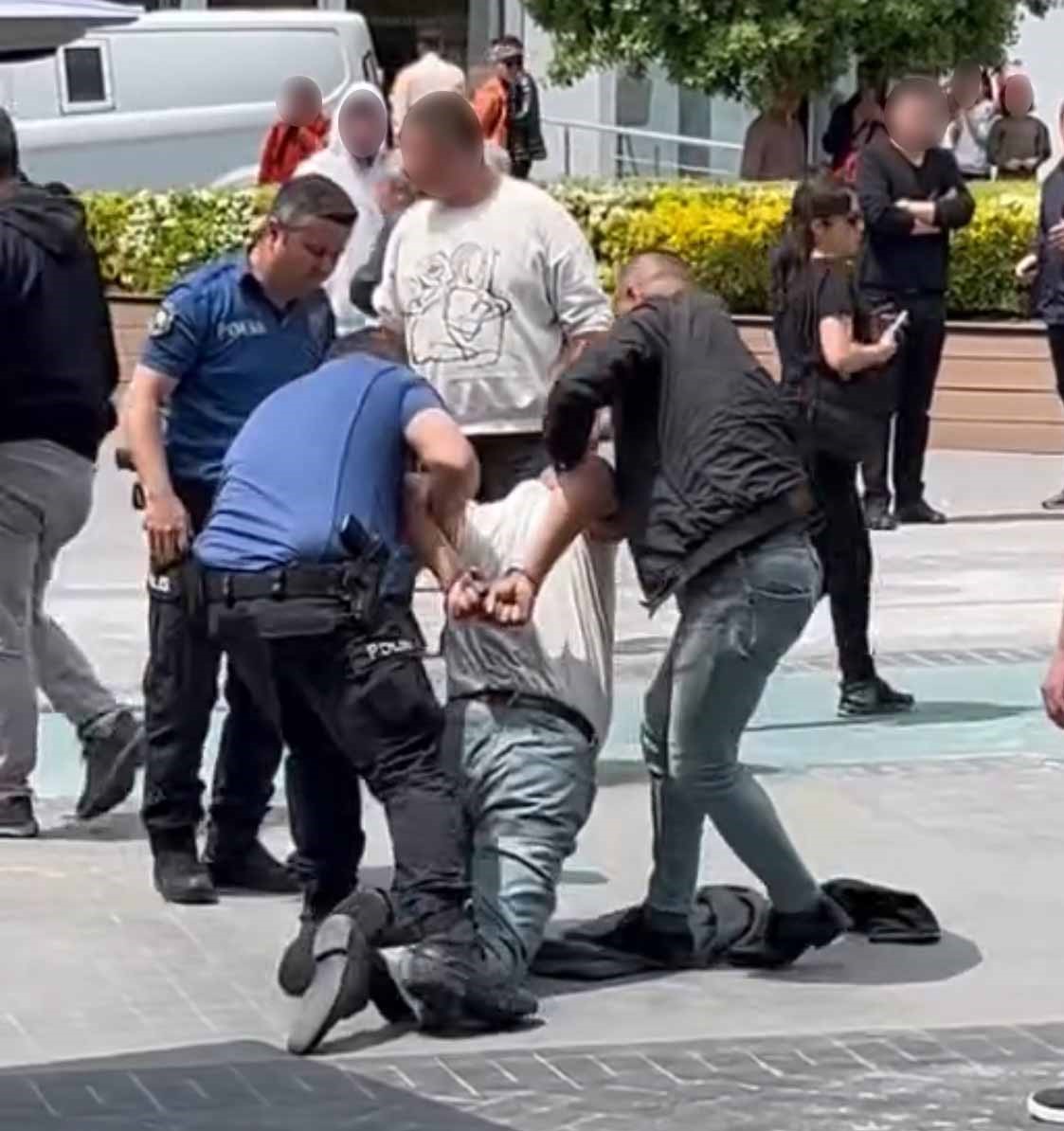 Çevreye rahatsızlık veren şüpheli gözaltına alındı