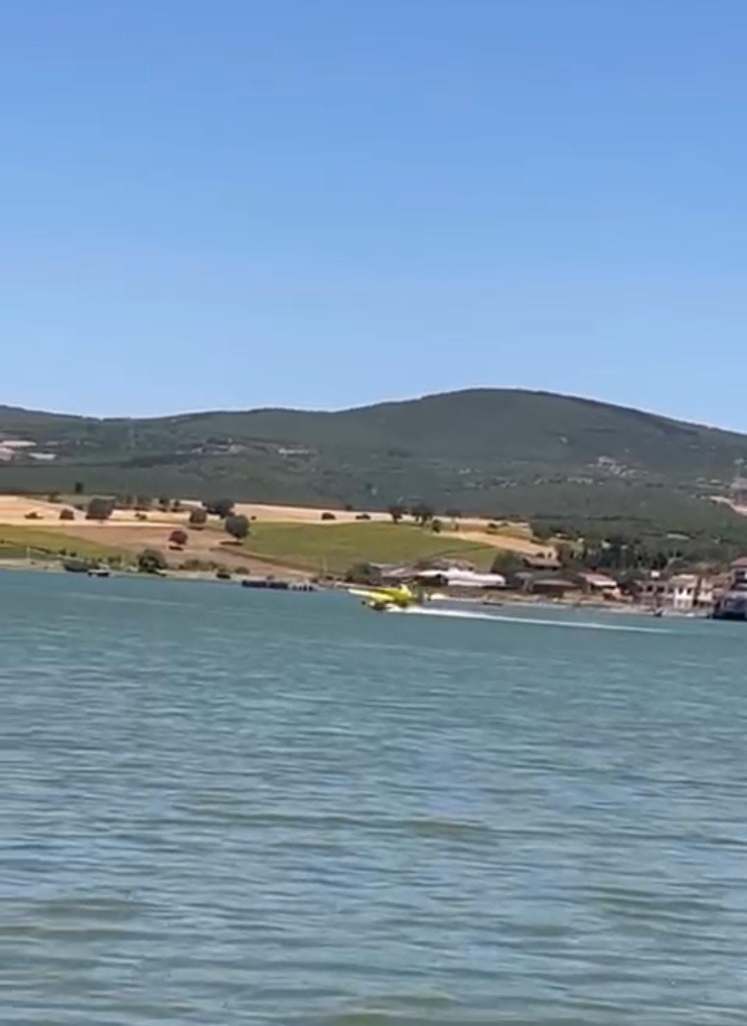 Biga’da tarım arazisinde yangın çıktı