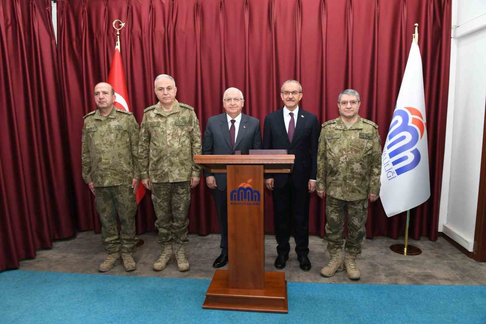 Milli Savunma Bakanı Güler Malatya’da