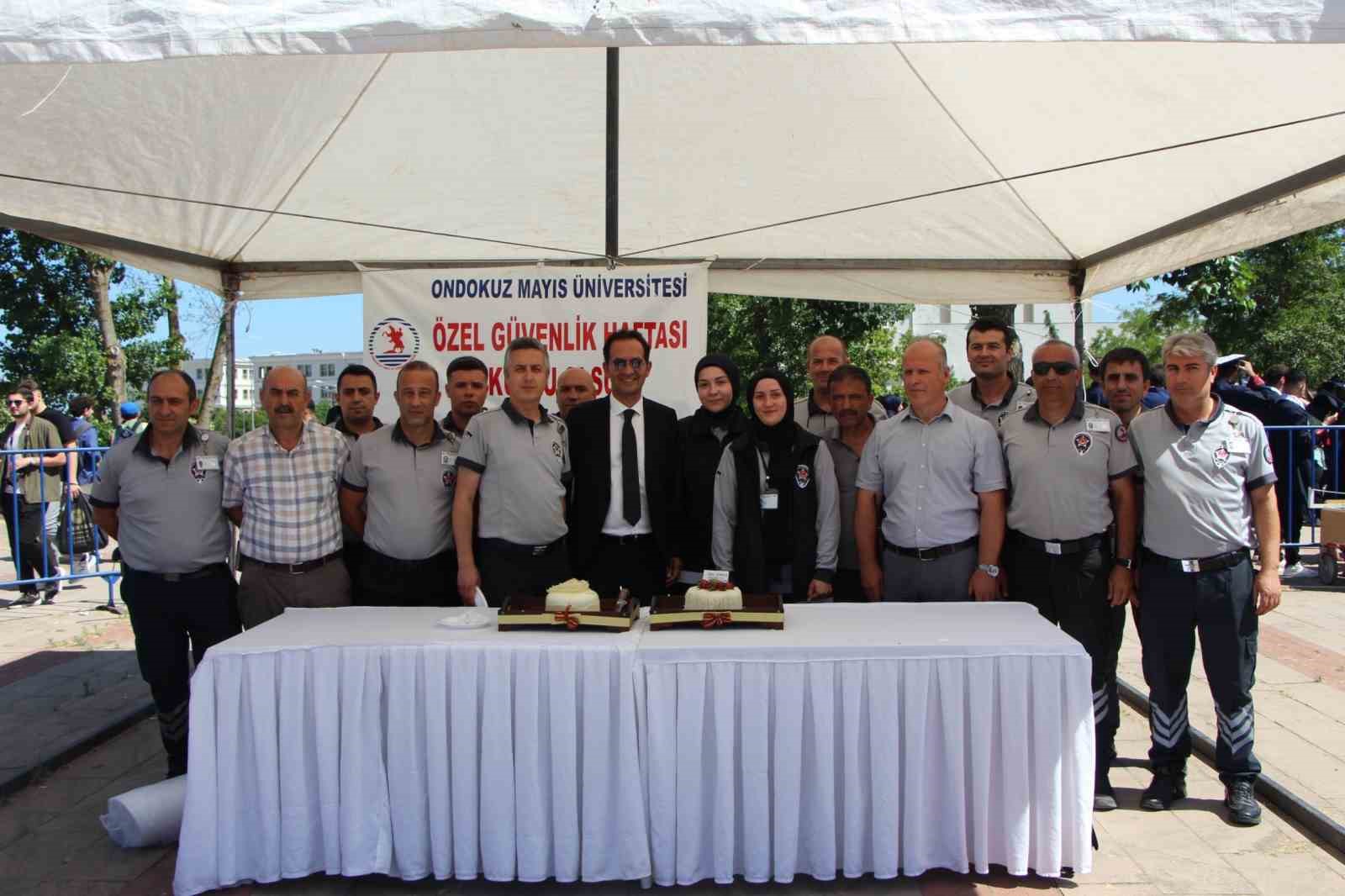 OMÜ’de Özel Güvenlik Haftası kutlandı