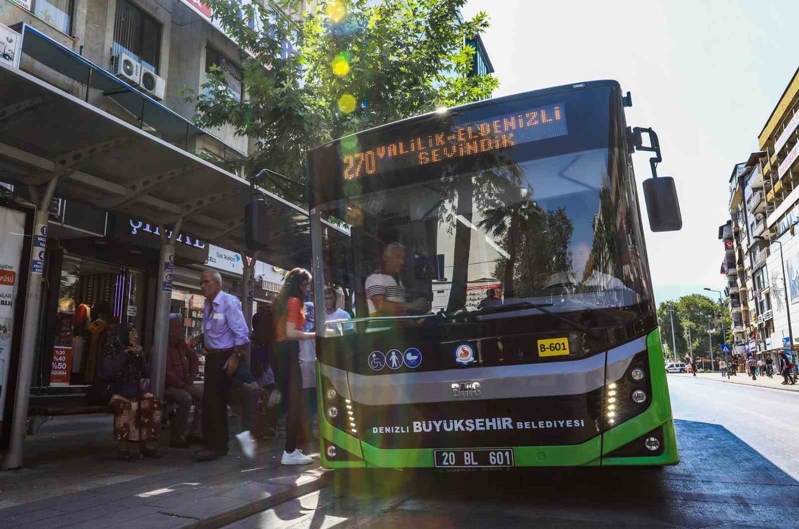 Denizli’de şehir içi ulaşıma zam geldi