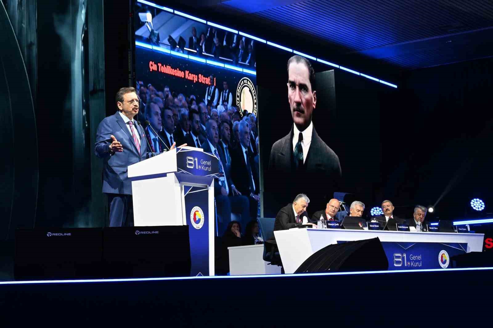GTB Heyeti, TOBB 81. Genel Kurulu’na katıldı