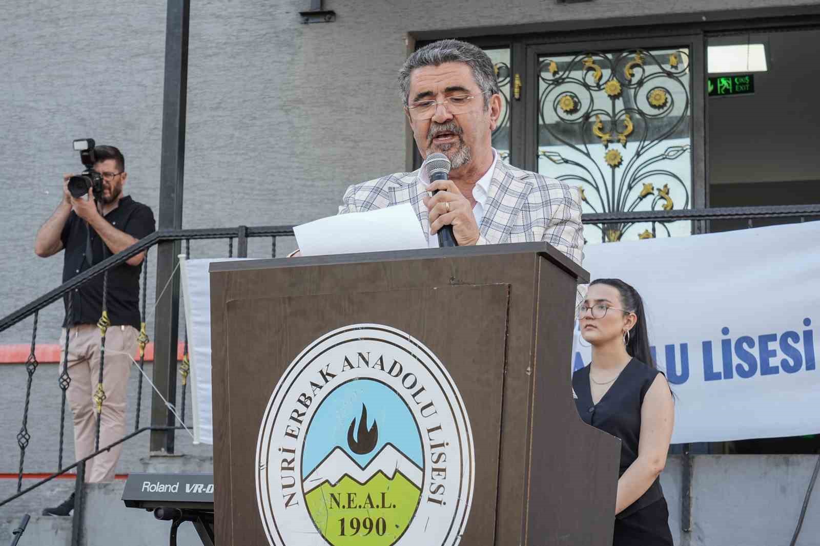 Nuri Erbak Anadolu Lisesi’nde, torun Ömer Kızıl’dan başarılara ödül