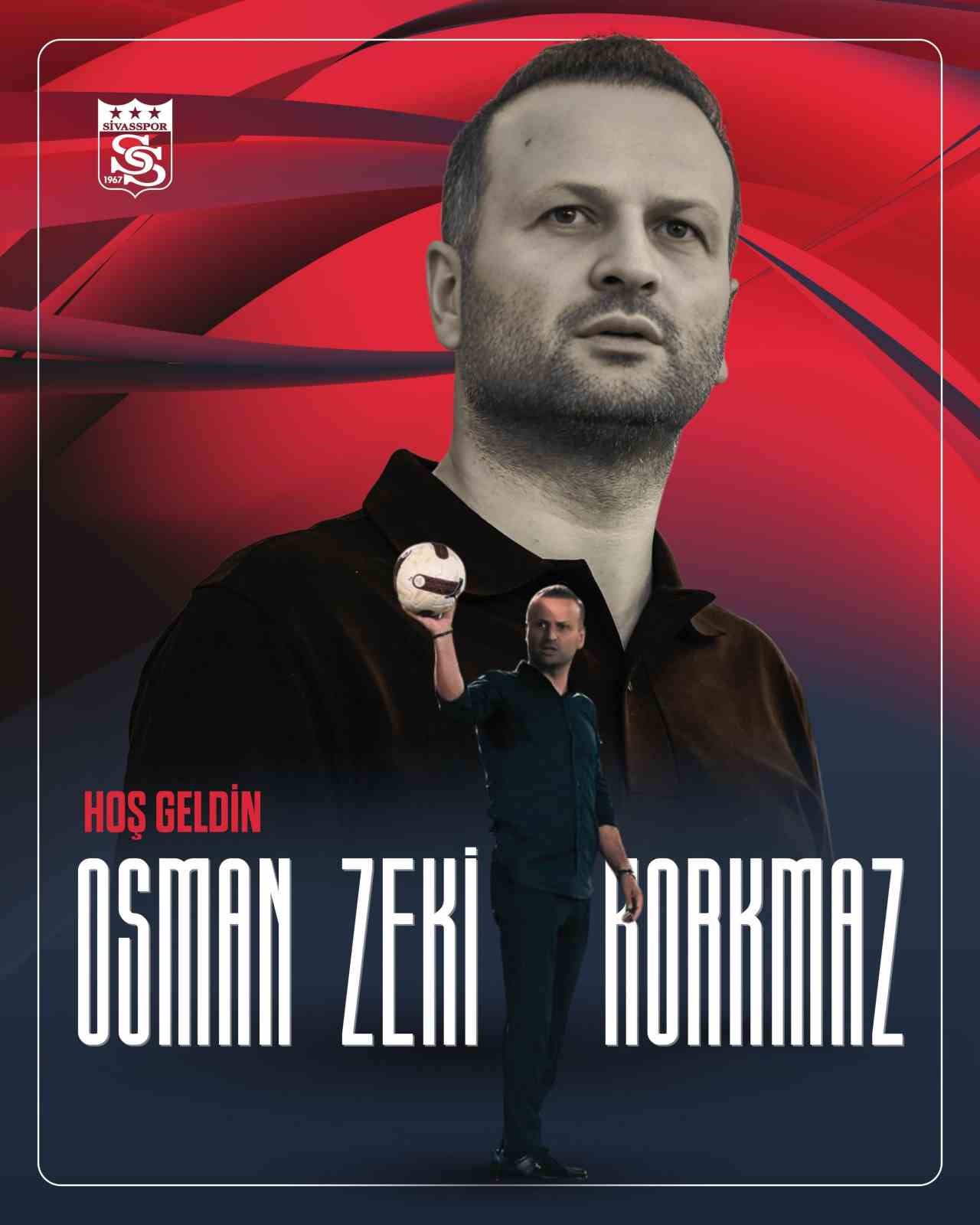 Sivasspor teknik direktörlüğe Osman Zeki Korkmaz’ı getirdi