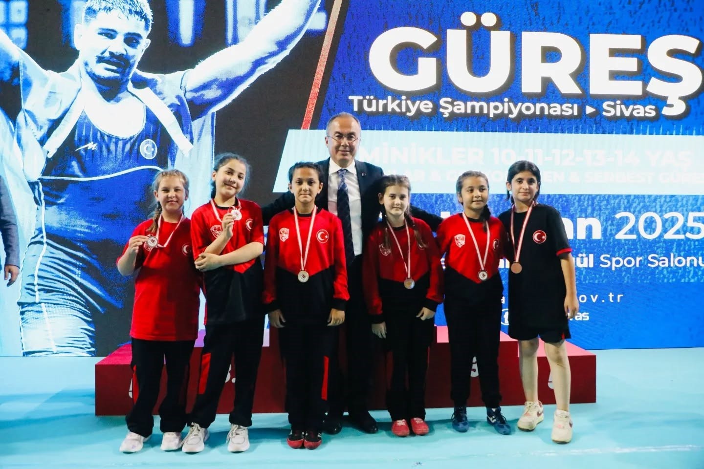 Minikler Türkiye Güreş Şampiyonası sona erdi