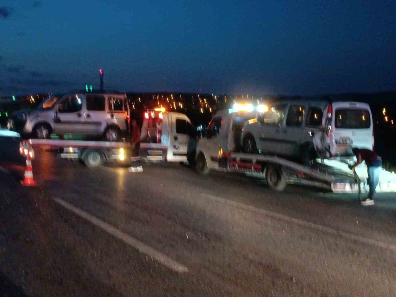 Ankara’da zincirleme trafik kazası: 1 yaralı