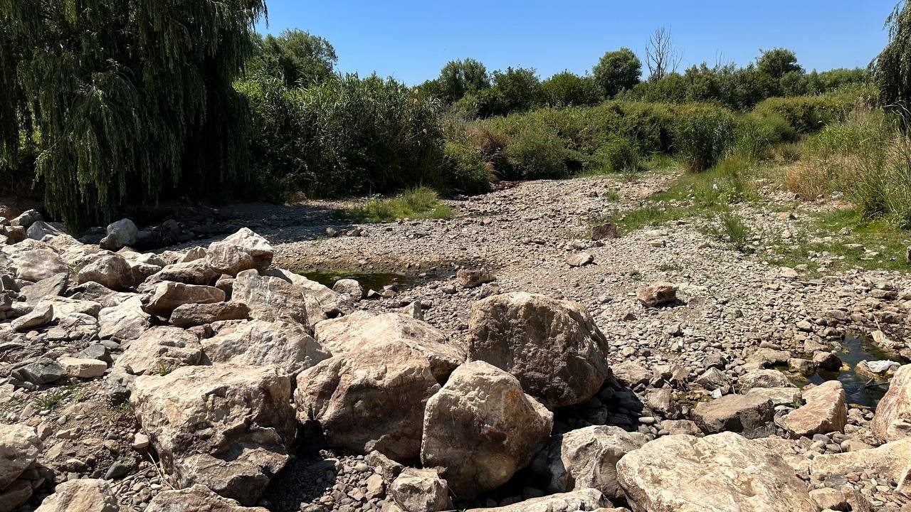 İznik’te kuraklık alarmı...Çakırca deresi kurudu, göl çekilmeye başladı
